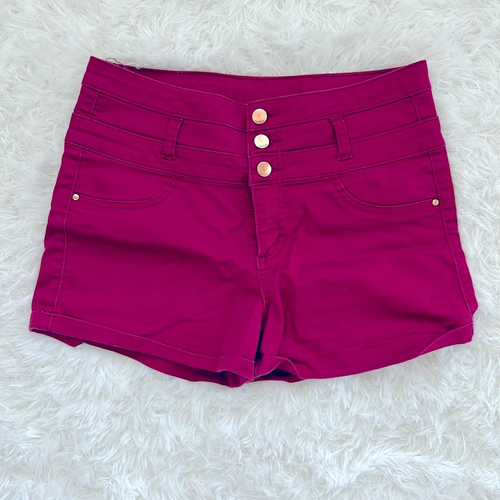 Refuge Magenta Women Shorts